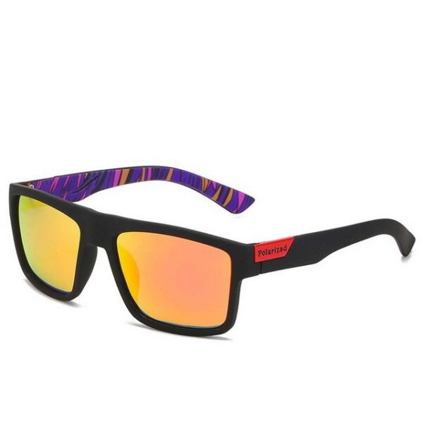 FIDDY Sonnenbrille Polarisierte Brille, Retro-Sonnenbrille für Autofahren und Radfahren (1-St) Kontrastfarbenes Design