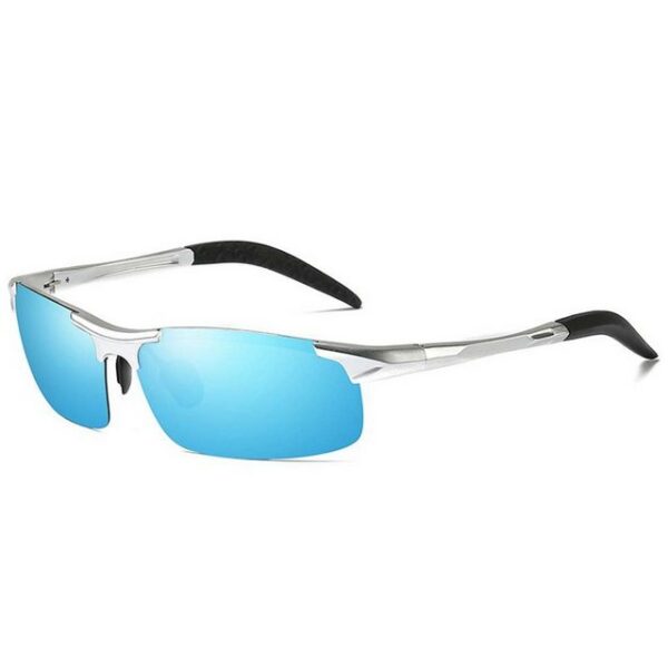 FIDDY Sonnenbrille Polarisierte Sonnenbrille, Sportbrille, Metallrahmen (1-St) Halbrahmen aus leichter Aluminium-Magnesium-Legierung, Nachtsicht